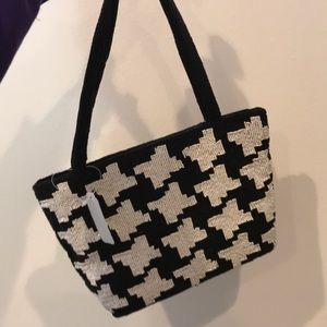 chevron shoulder bag